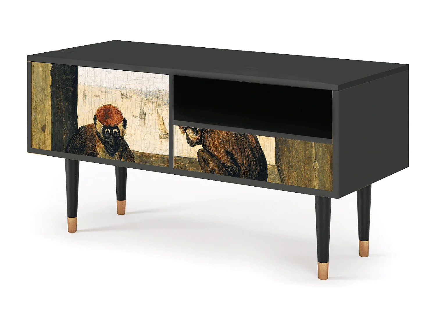 TV-meubel - 115х59х48 cm - T3 - Two Monkeys, Antraciet
