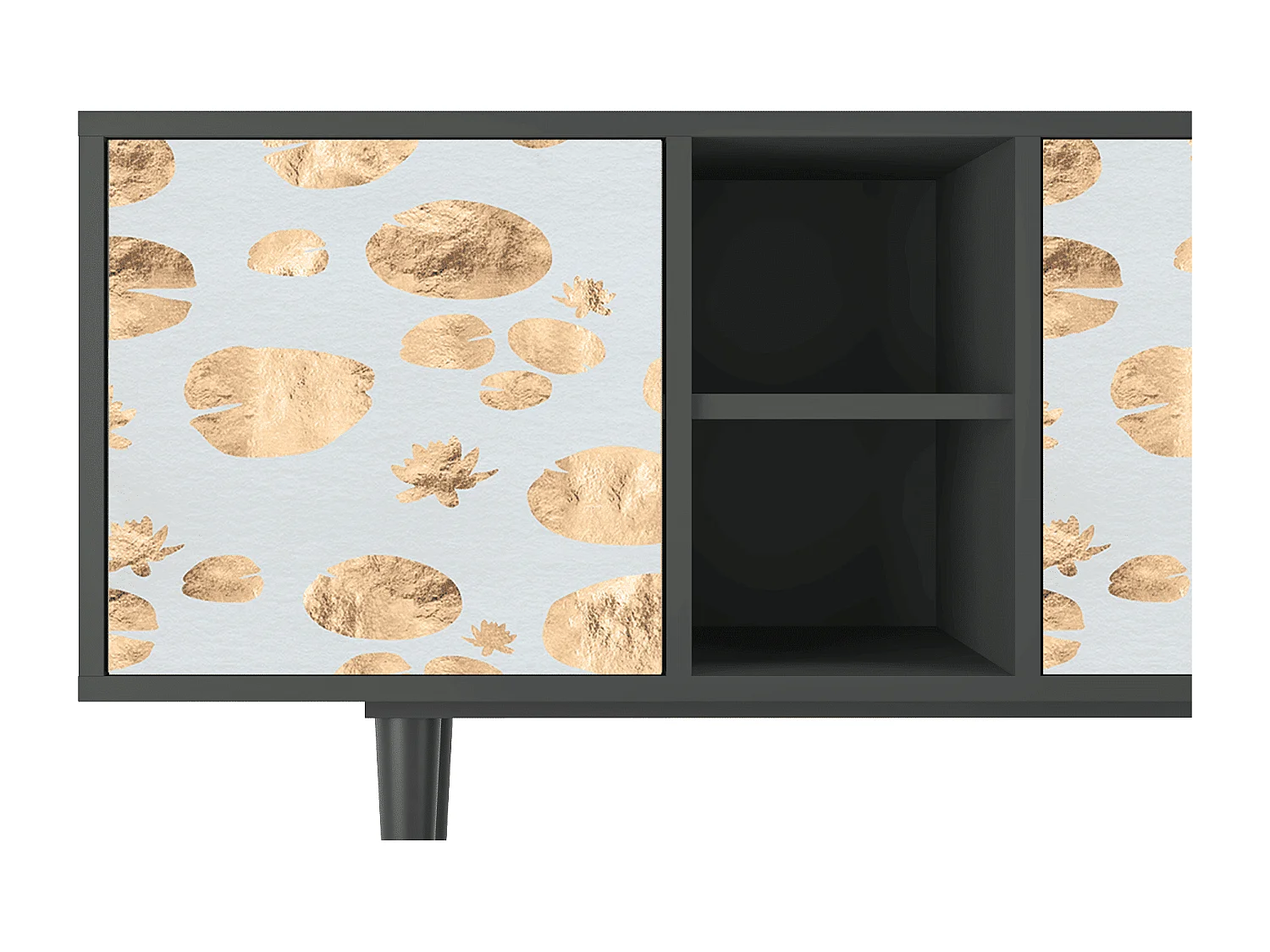 TV-meubel - 150х69х41 cm - T5 - Blue Giraffe, Antraciet