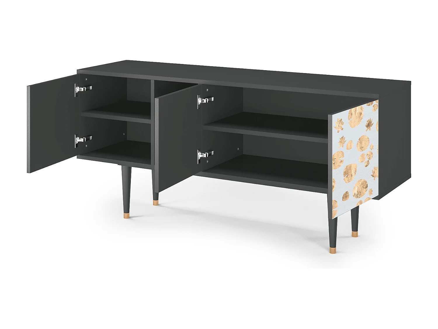 TV-meubel - 150х69х41 cm - T5 - Blue Giraffe, Antraciet