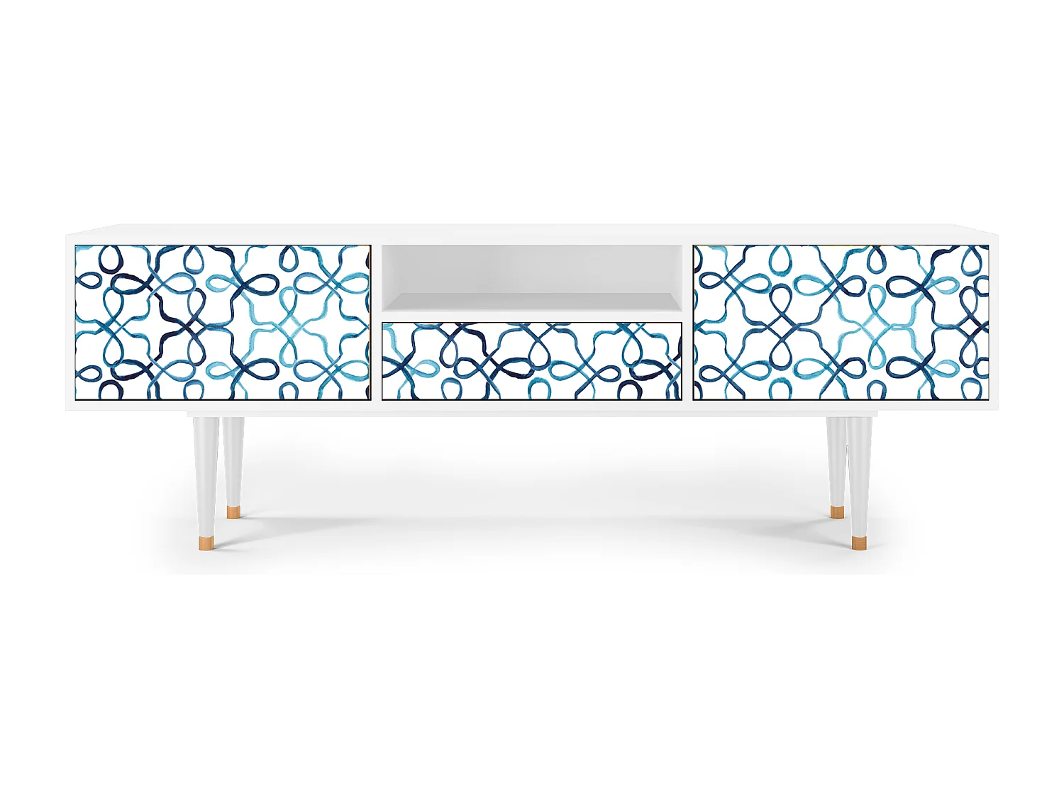 TV-meubel - 170х59х41 cm - T6 - Marine Strings, Wit