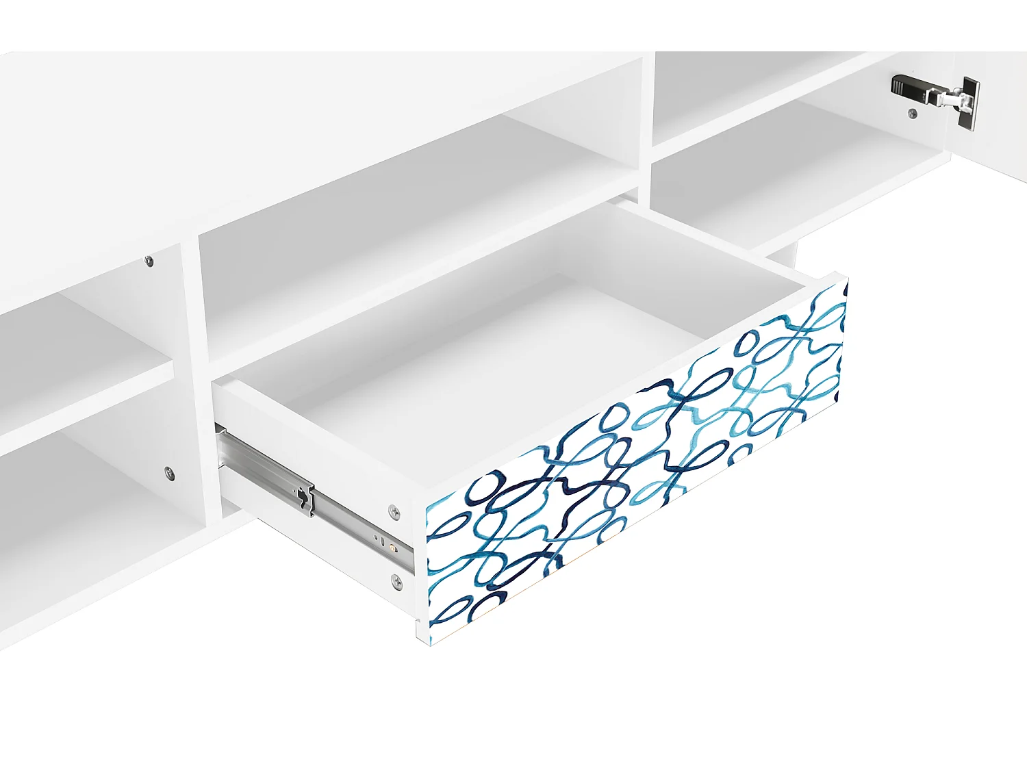 TV-meubel - 170х59х41 cm - T6 - Marine Strings, Wit