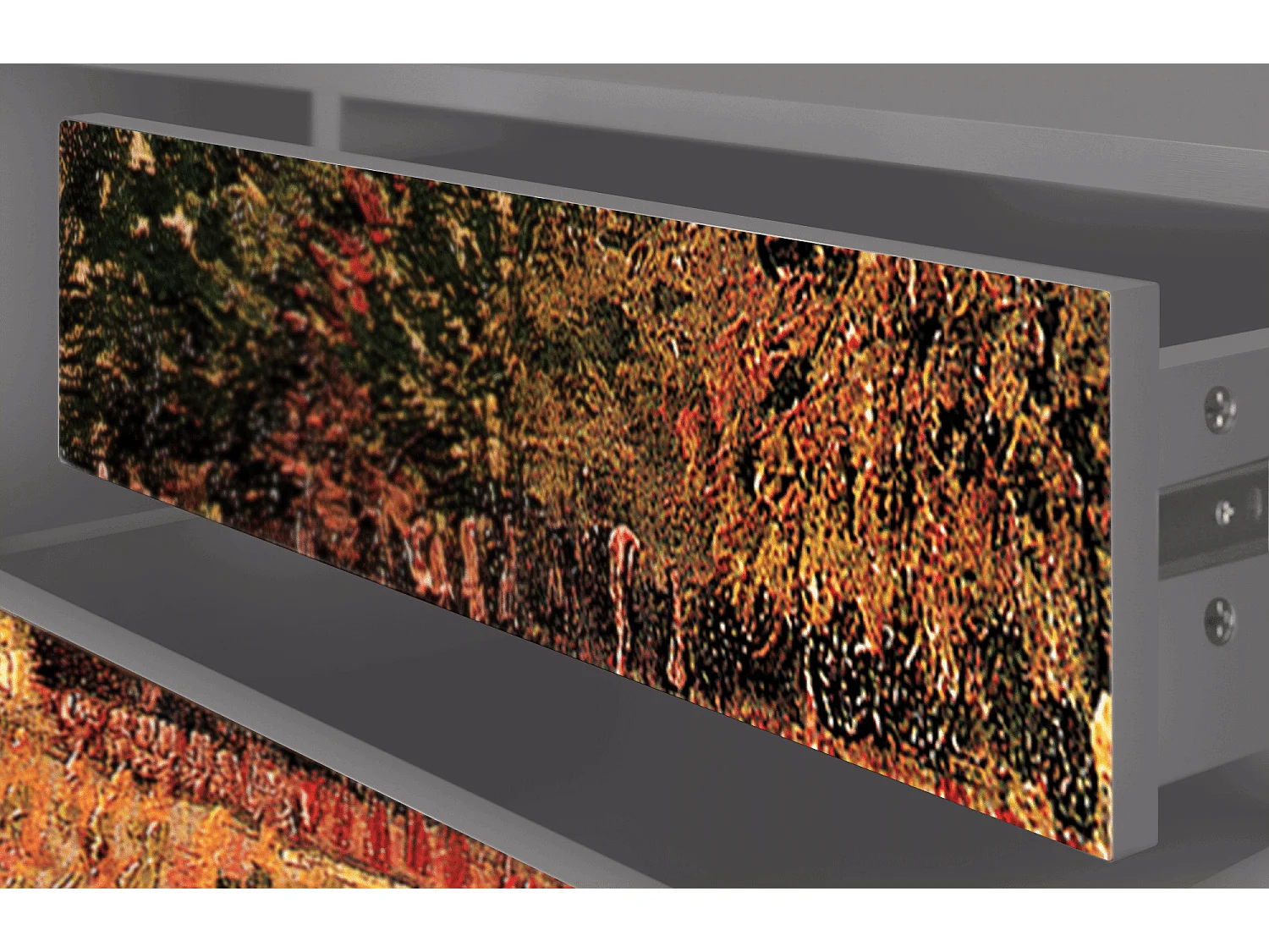 Mueble de TV - 170х59х48 cm - T4 - The Banks, Cinza