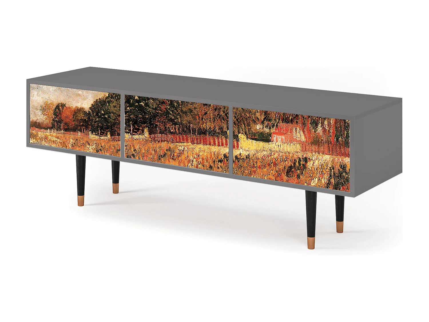 Mobile TV - 170х59х48 cm - T4 - The Banks, Grigio