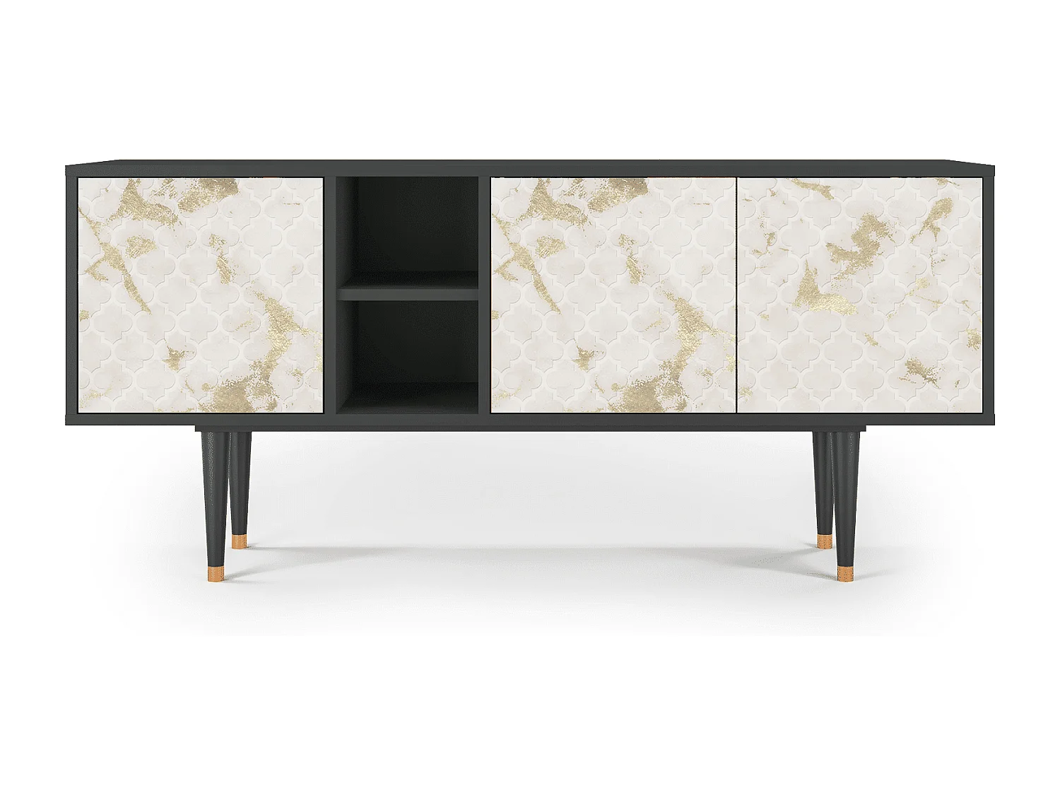 Meuble TV - 150х69х41 cm - T5 - Sahara desert, Anthracite