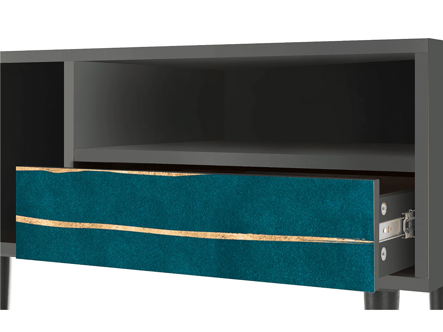 Mueble de TV - 115х59х48 cm - T3 - Ocean Drive, Antracite