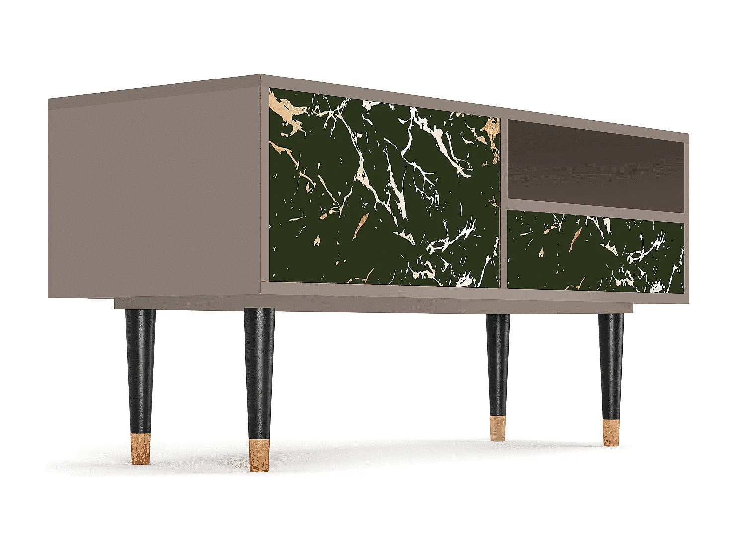 Mueble de TV - 115х59х48 cm - T3 - Amazon Forest, Latte