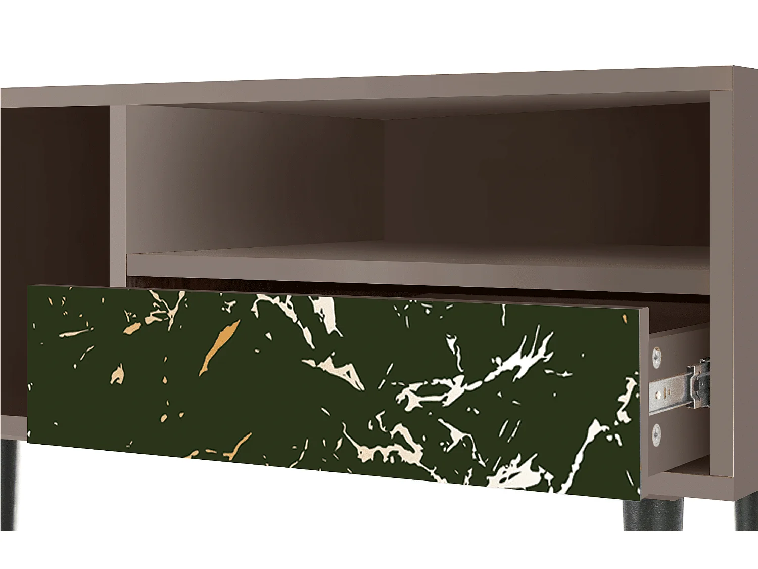 Mueble de TV - 115х59х48 cm - T3 - Amazon Forest, Latte