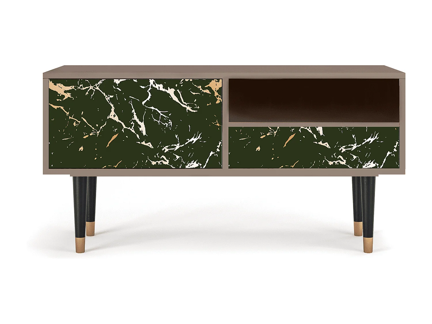 Meuble TV - 115х59х48 cm - T3 - Amazon Forest, Latte