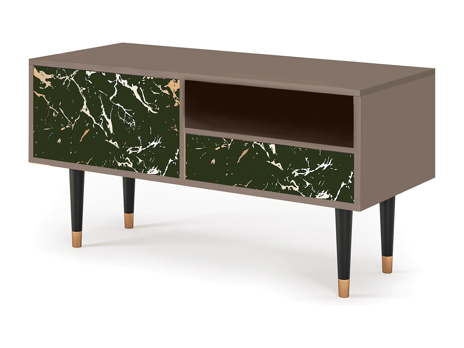 Meuble TV - 115х59х48 cm - T3 - Amazon Forest, Latte