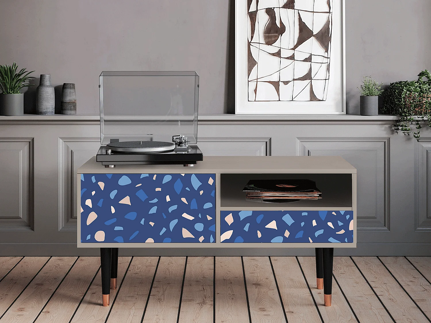 Mueble de TV - 115х59х48 cm - T3 - Soap Whirpool, Arena