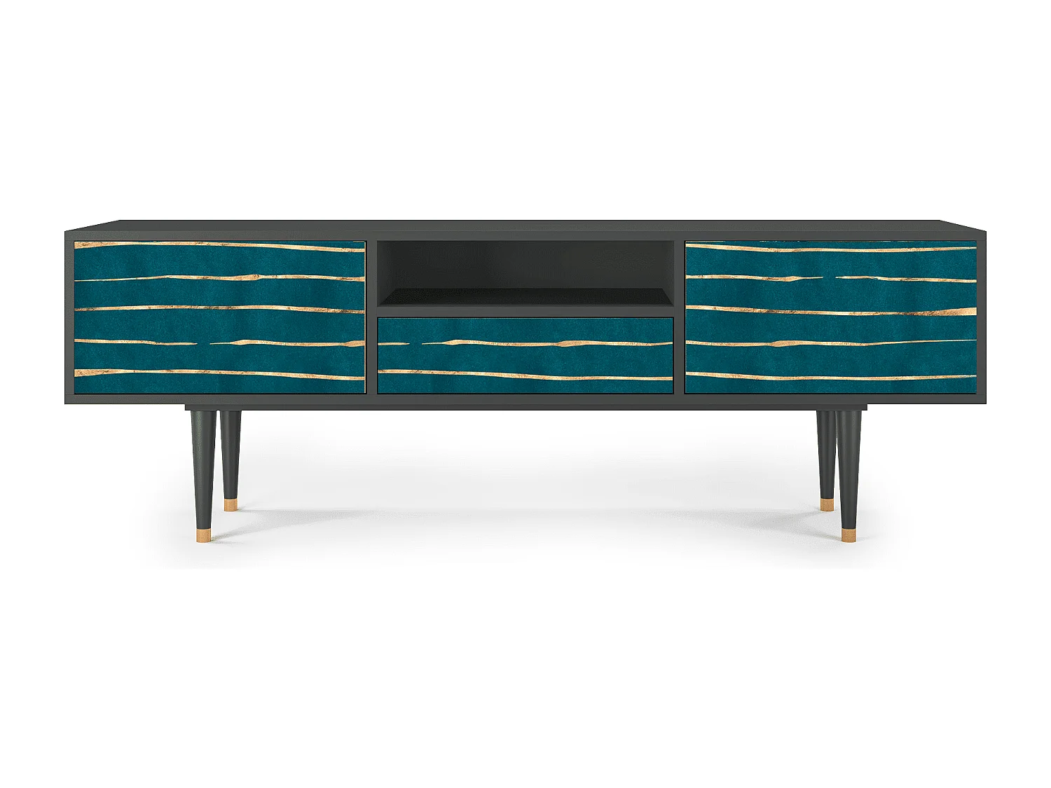 Meuble TV - 170х59х41 cm - T6 - Ocean Drive, Anthracite