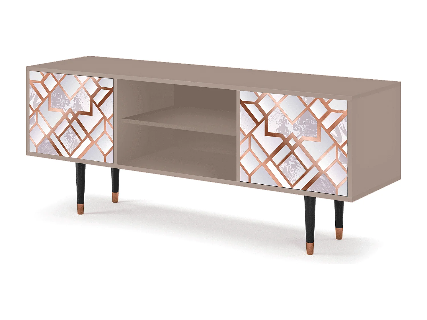 Mueble de TV - 170х69х48 cm - T2 - Pastel Fairytale, Latte