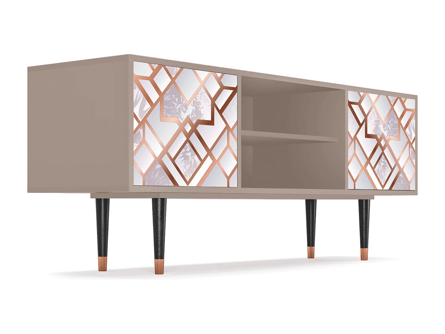 Mueble de TV - 170х69х48 cm - T2 - Pastel Fairytale, Latte