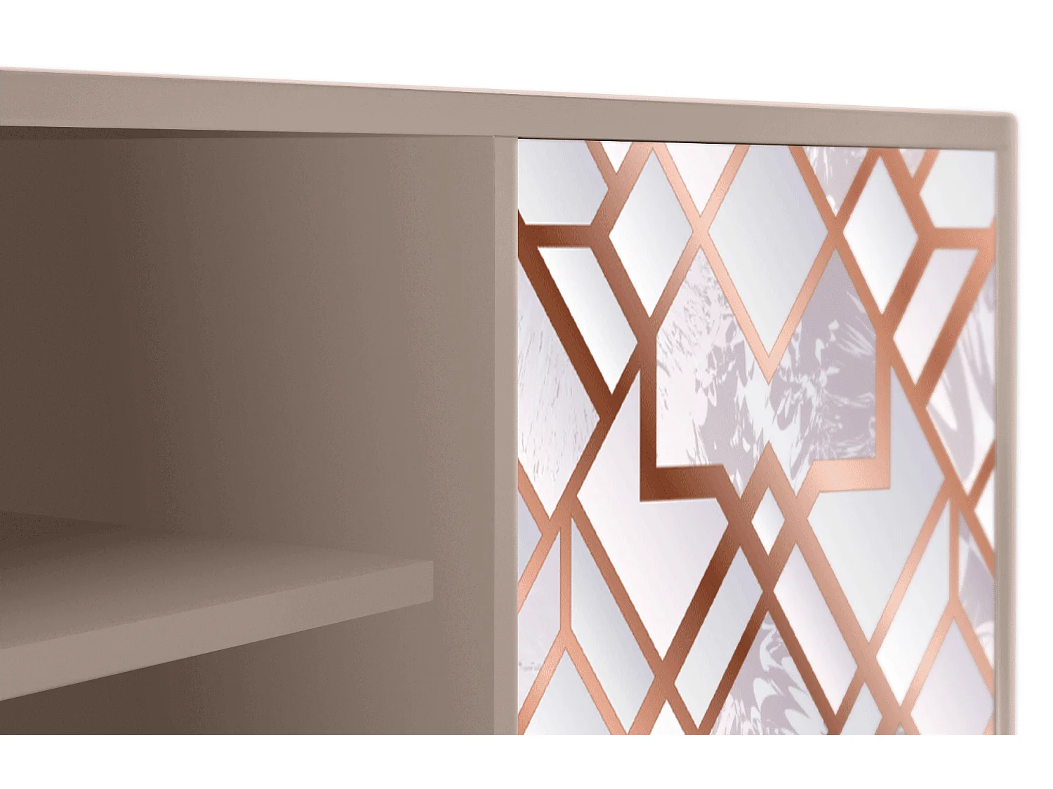 Mueble de TV - 170х69х48 cm - T2 - Pastel Fairytale, Latte