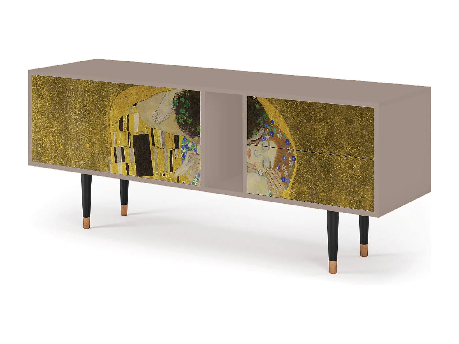 TV-meubel - 170х69х48 cm - T1 - The Kiss by Klimt , Latte