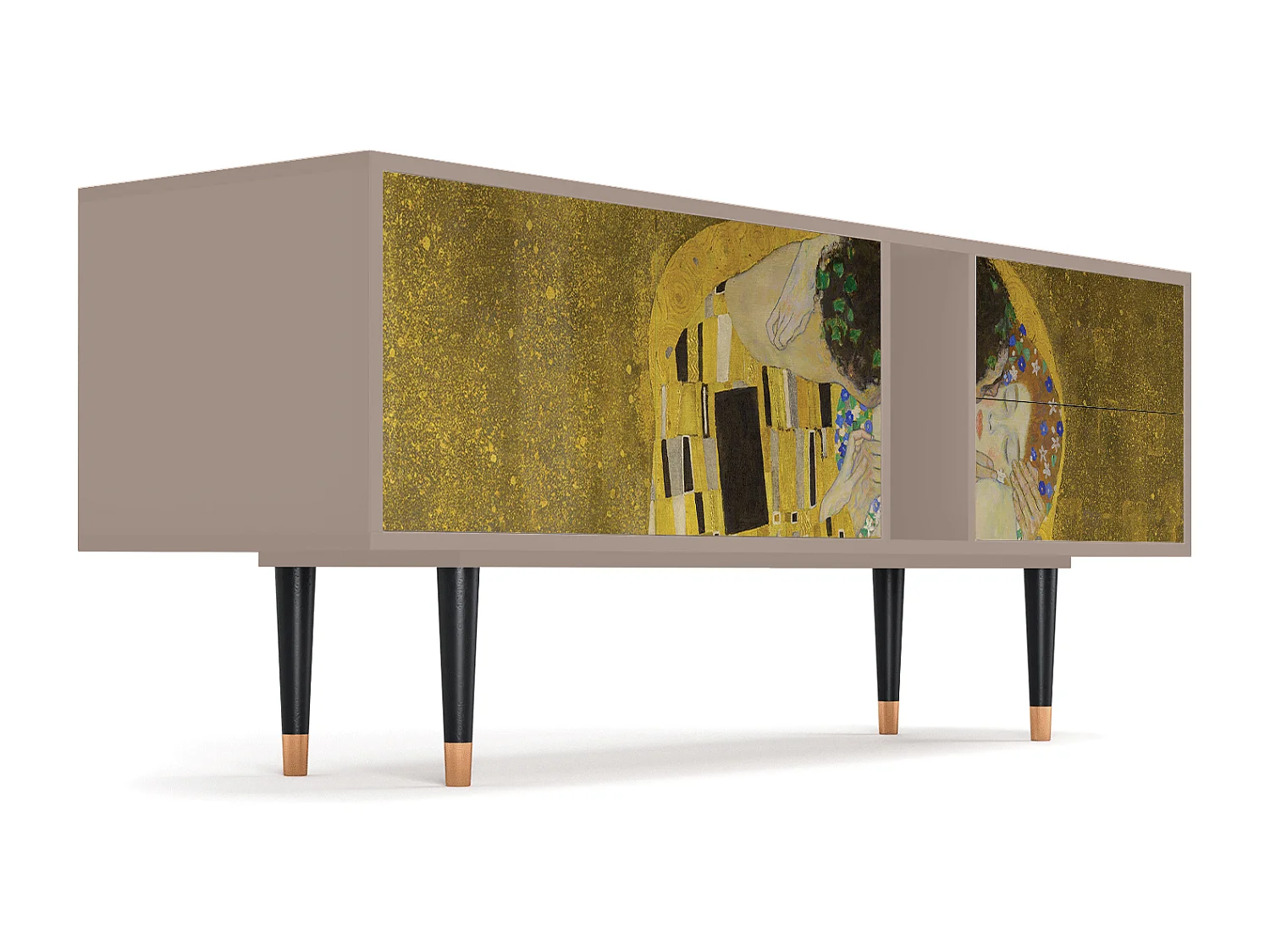 TV-meubel - 170х69х48 cm - T1 - The Kiss by Klimt , Latte