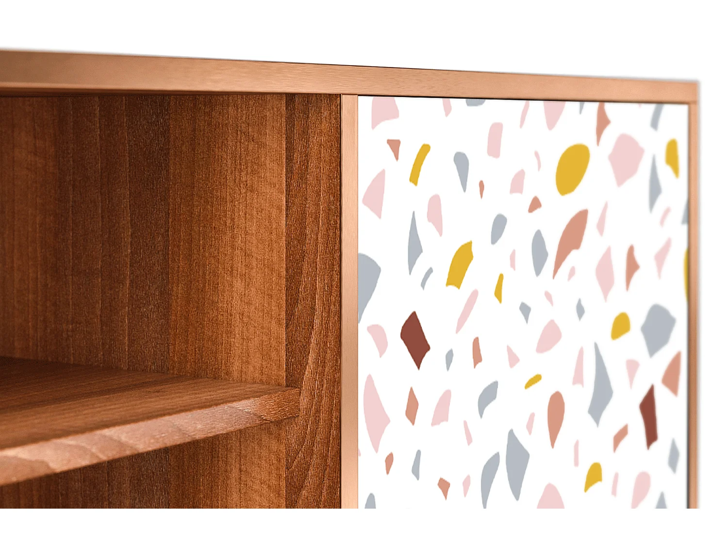 Mobile TV - 170х69х48 cm - T2 - Marmelade Cheese, Noce