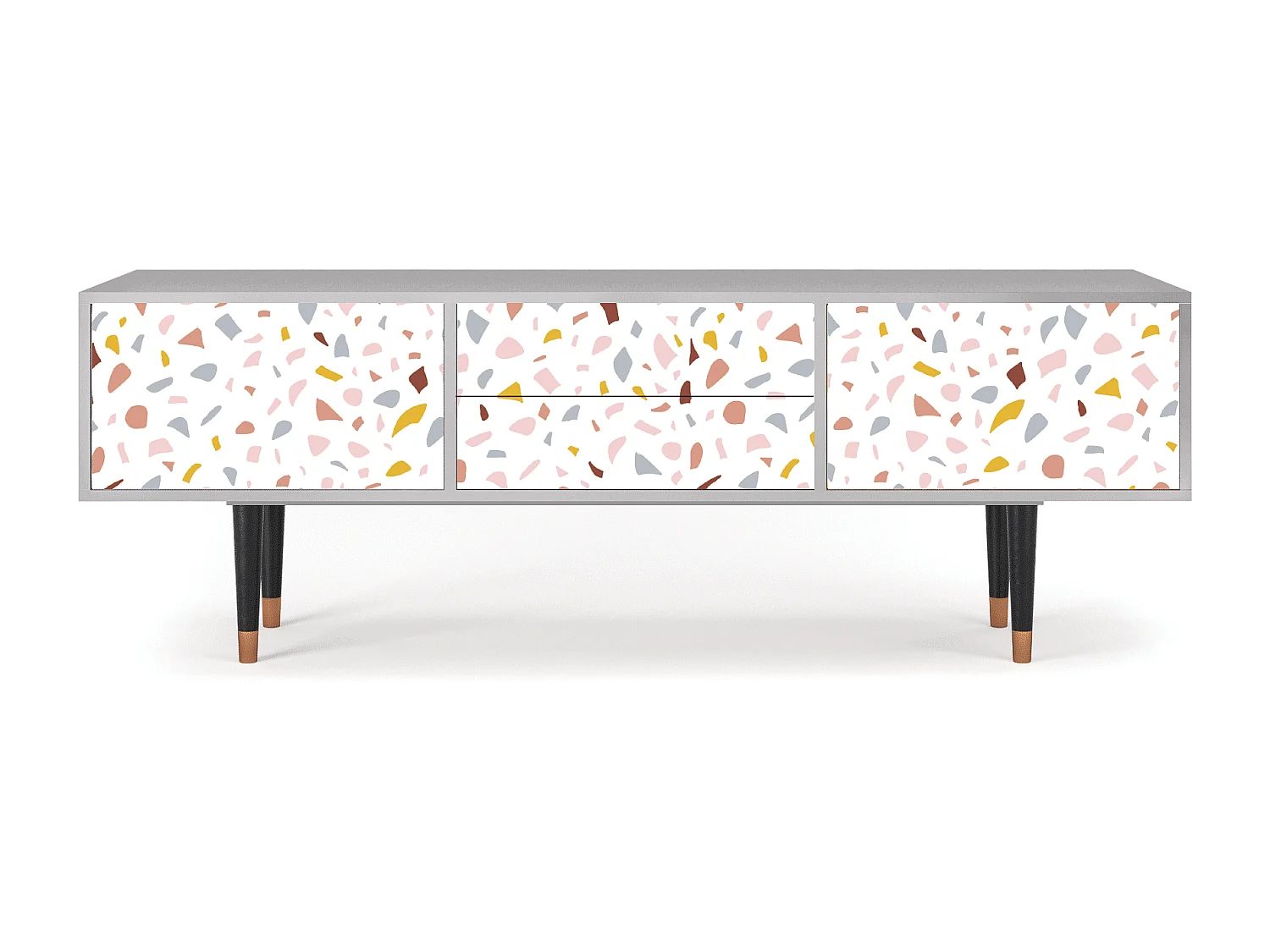 TV-meubel - 170х59х48 cm - T4 - Marmelade Cheese, Grijs