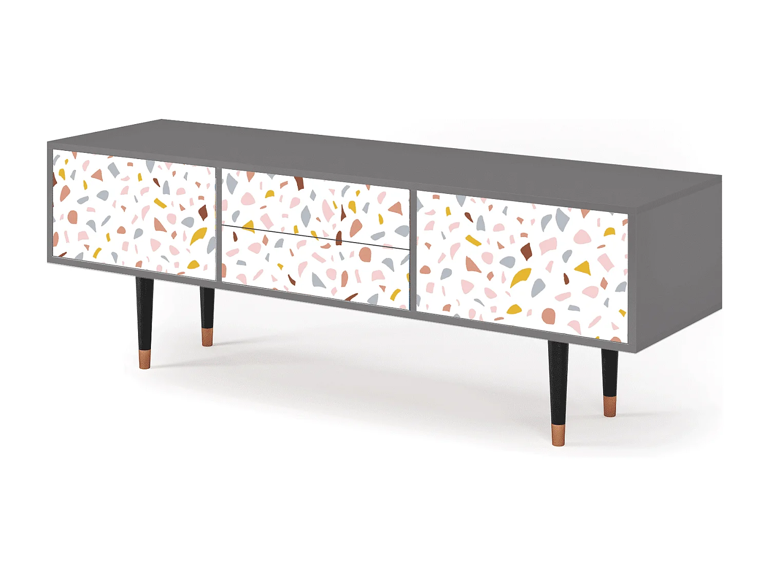 TV-meubel - 170х59х48 cm - T4 - Marmelade Cheese, Grijs