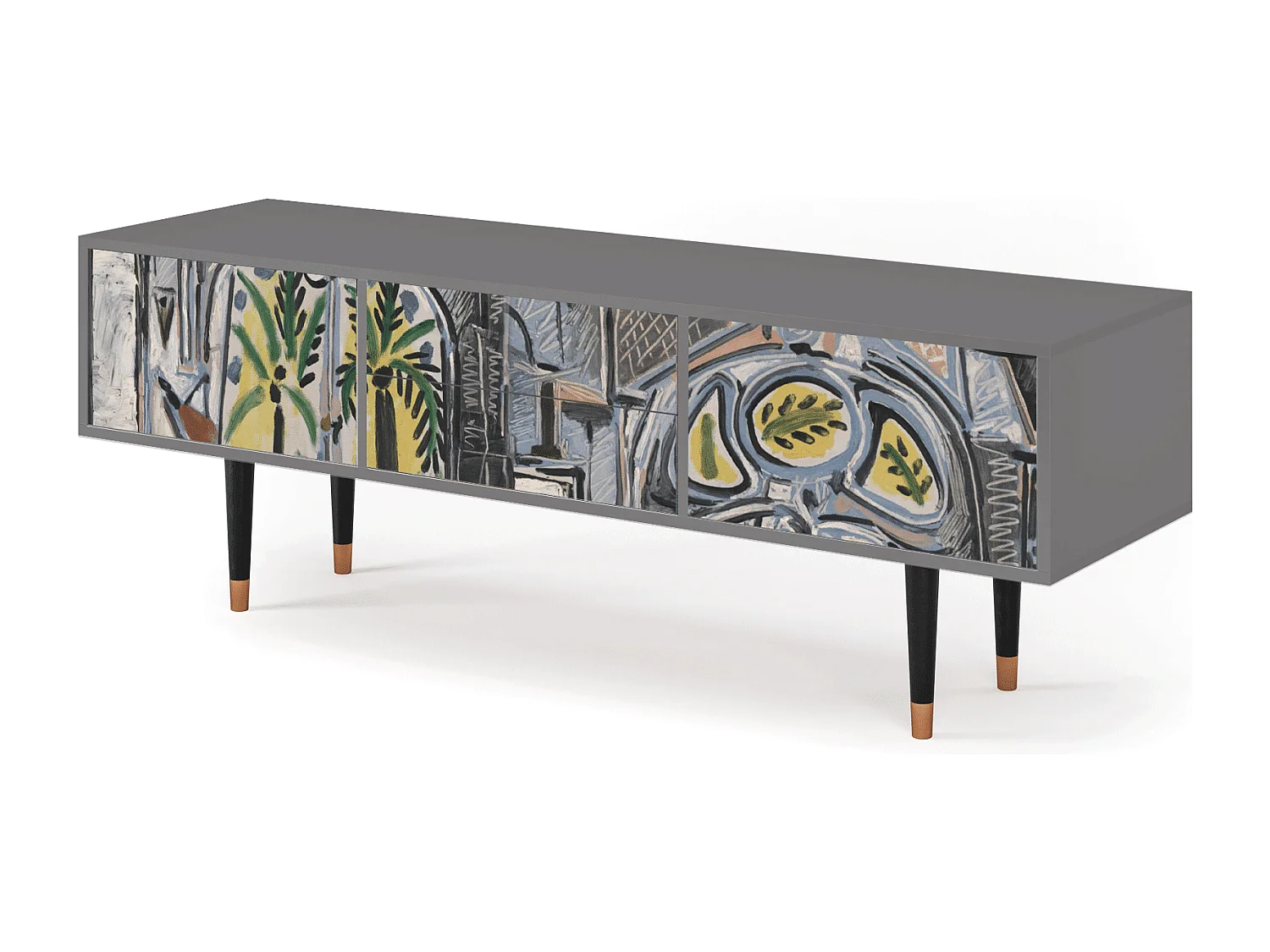 Mueble de TV - 170х59х48 cm - T4 - The Studio , Gris