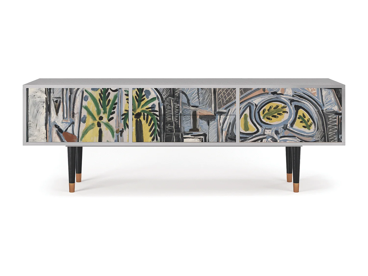 TV-meubel - 170х59х48 cm - T4 - The Studio , Grijs