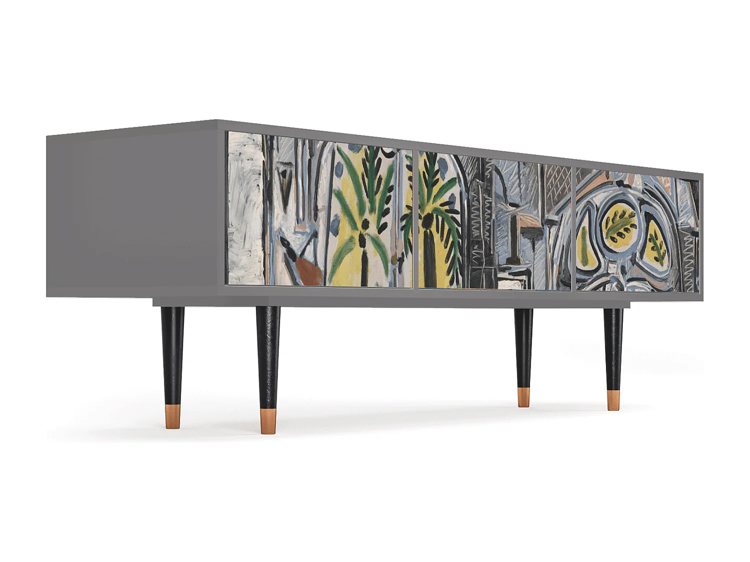 TV-meubel - 170х59х48 cm - T4 - The Studio , Grijs