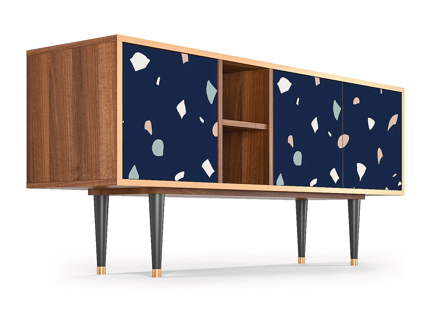 TV-meubel - 150х69х41 cm - T5 - Space Satellites, Walnoot