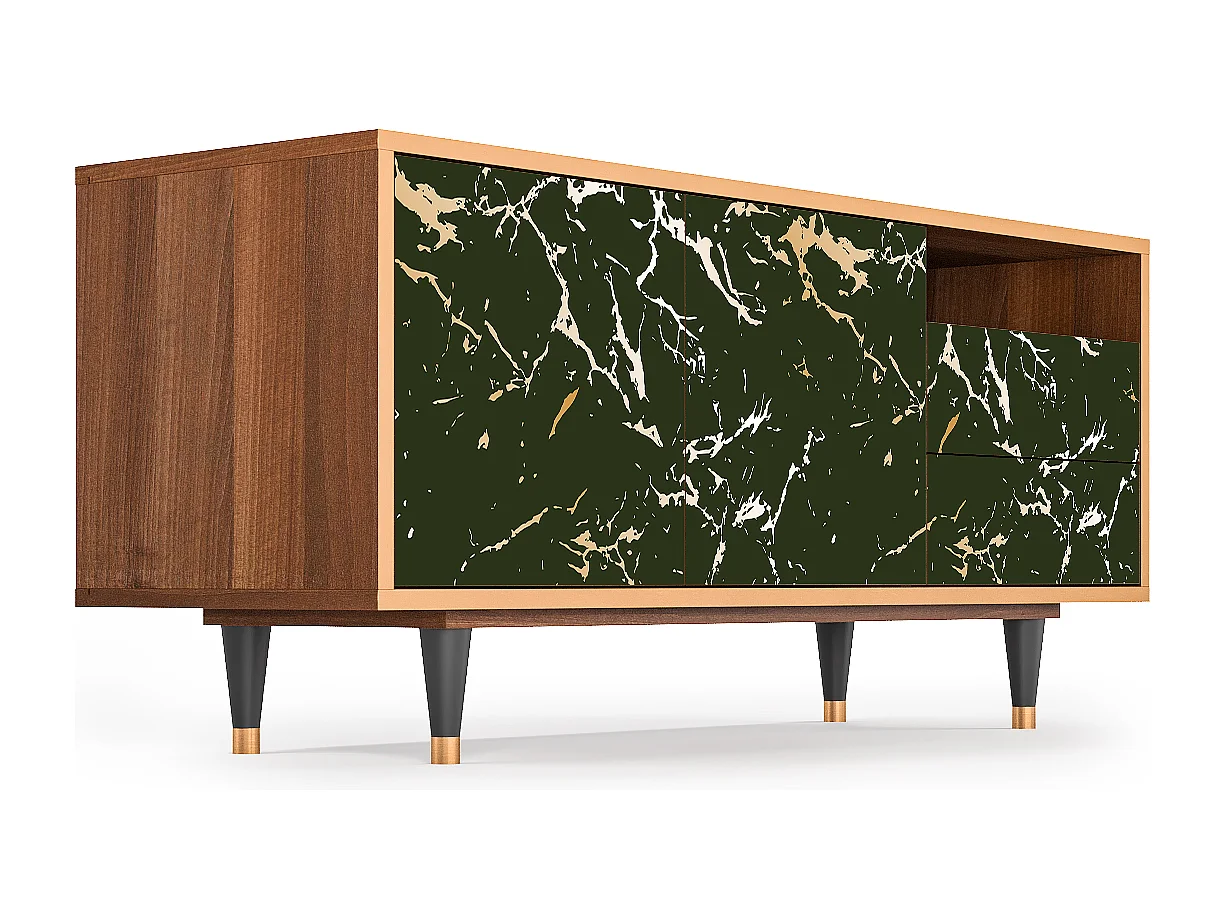 TV-Möbel - 125х56х41 cm - T7 - Amazon Forest, Walnuss