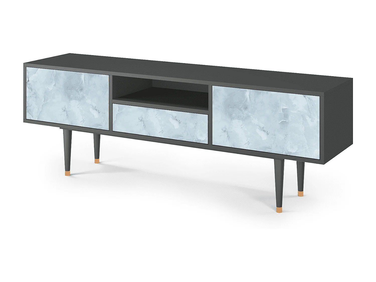 Meuble TV - 170х59х41 cm - T6 - Glacial Colour, Anthracite