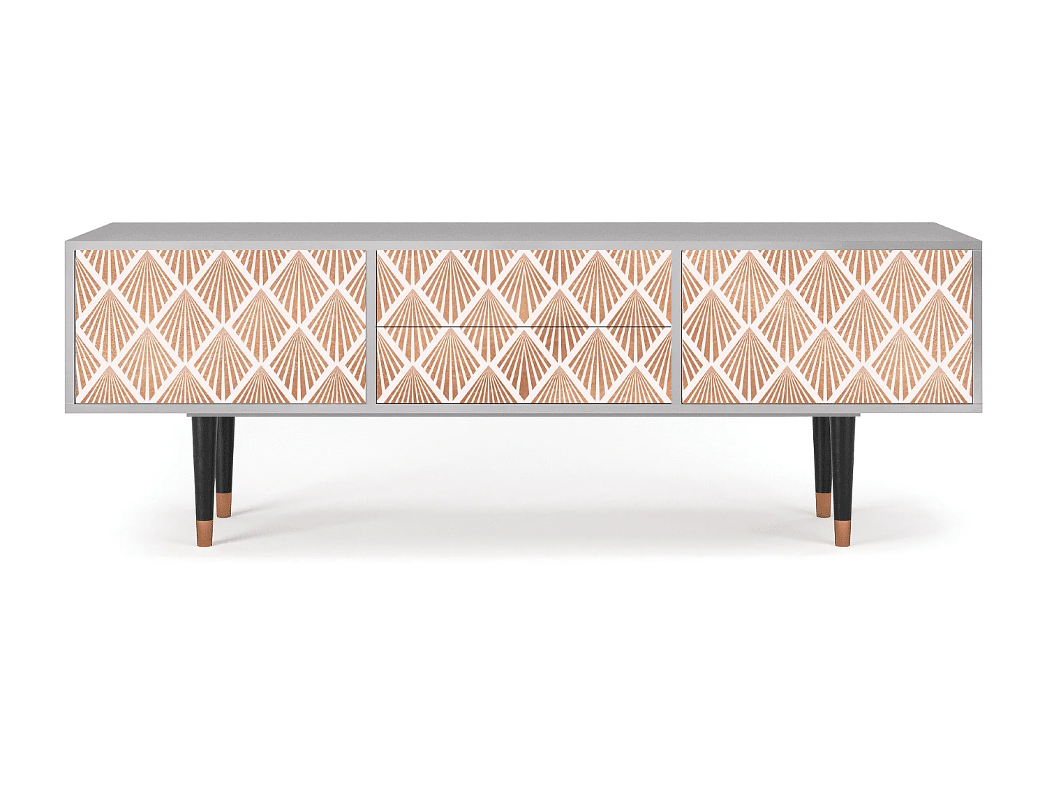 Meuble TV - 170х59х48 cm - T4 - Pastel Sunrise, Gris