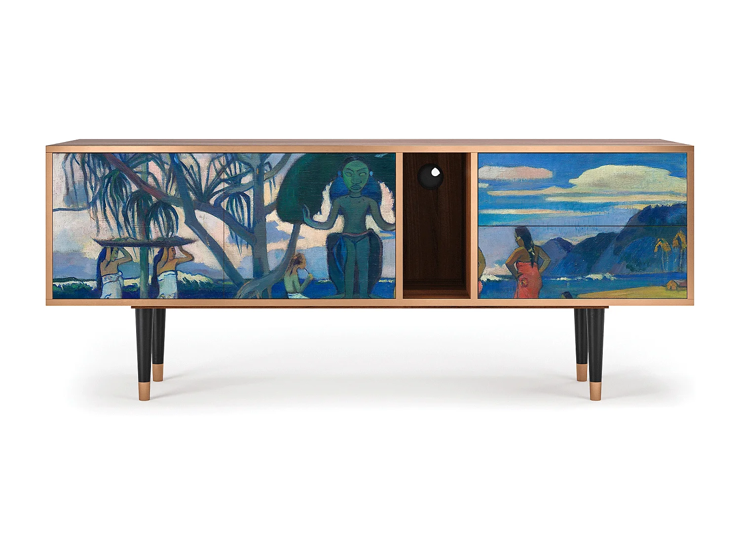 TV-Möbel - 170х69х48 cm - T1 - Day of the God, Walnuss