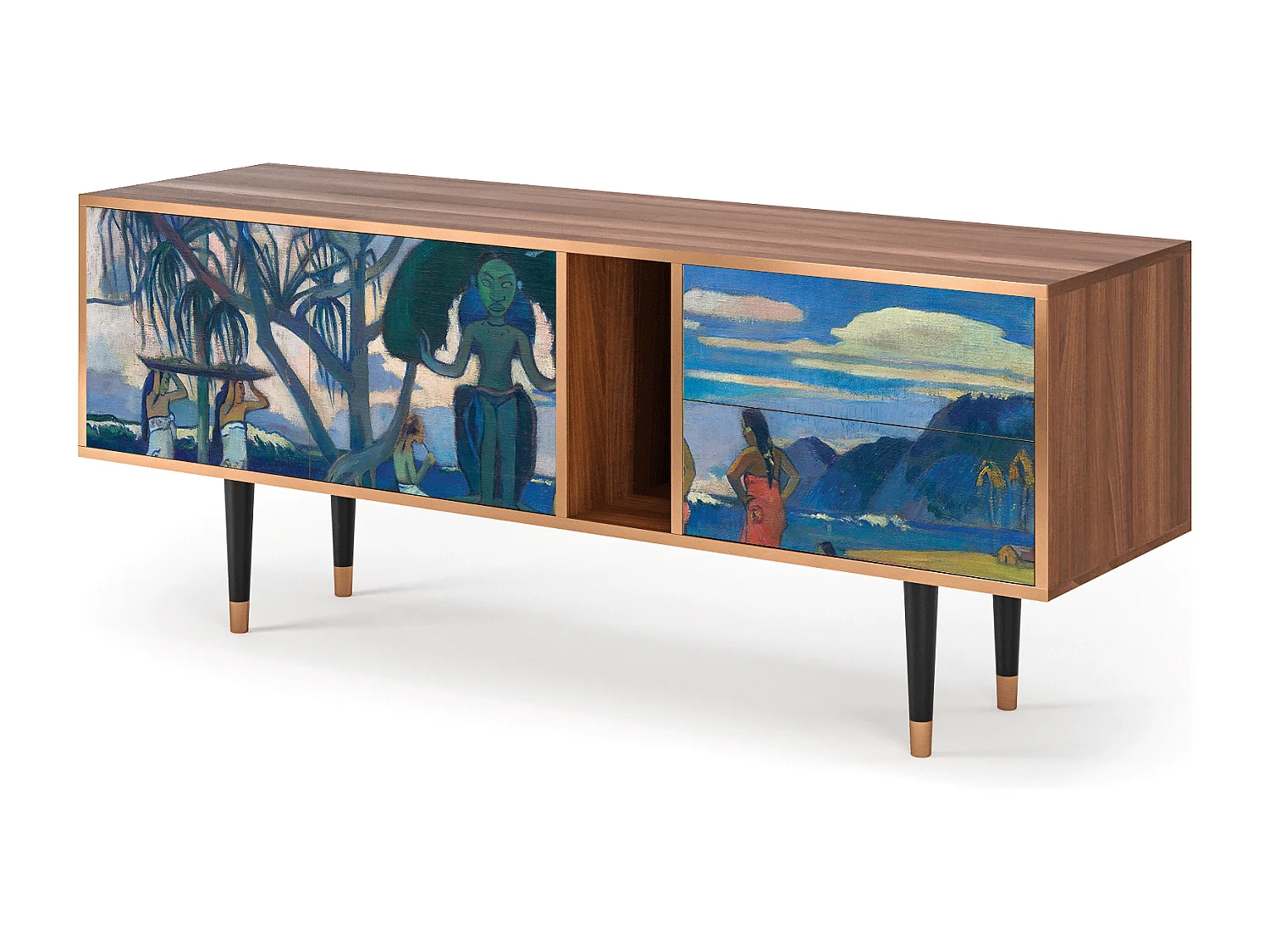 TV-Möbel - 170х69х48 cm - T1 - Day of the God, Walnuss