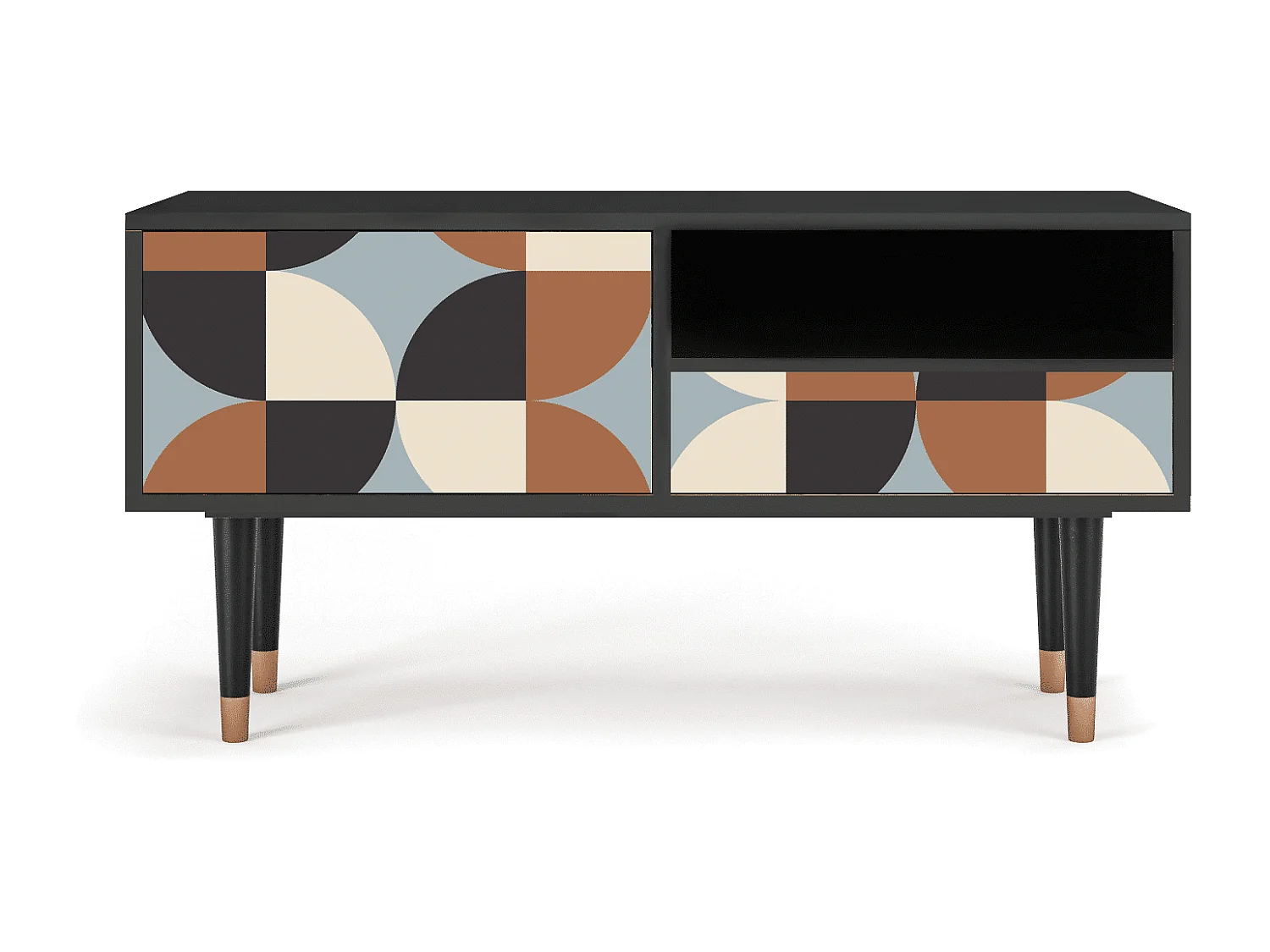 TV-Möbel - 115х59х48 cm - T3 - Brown Sensation, Anthrazit