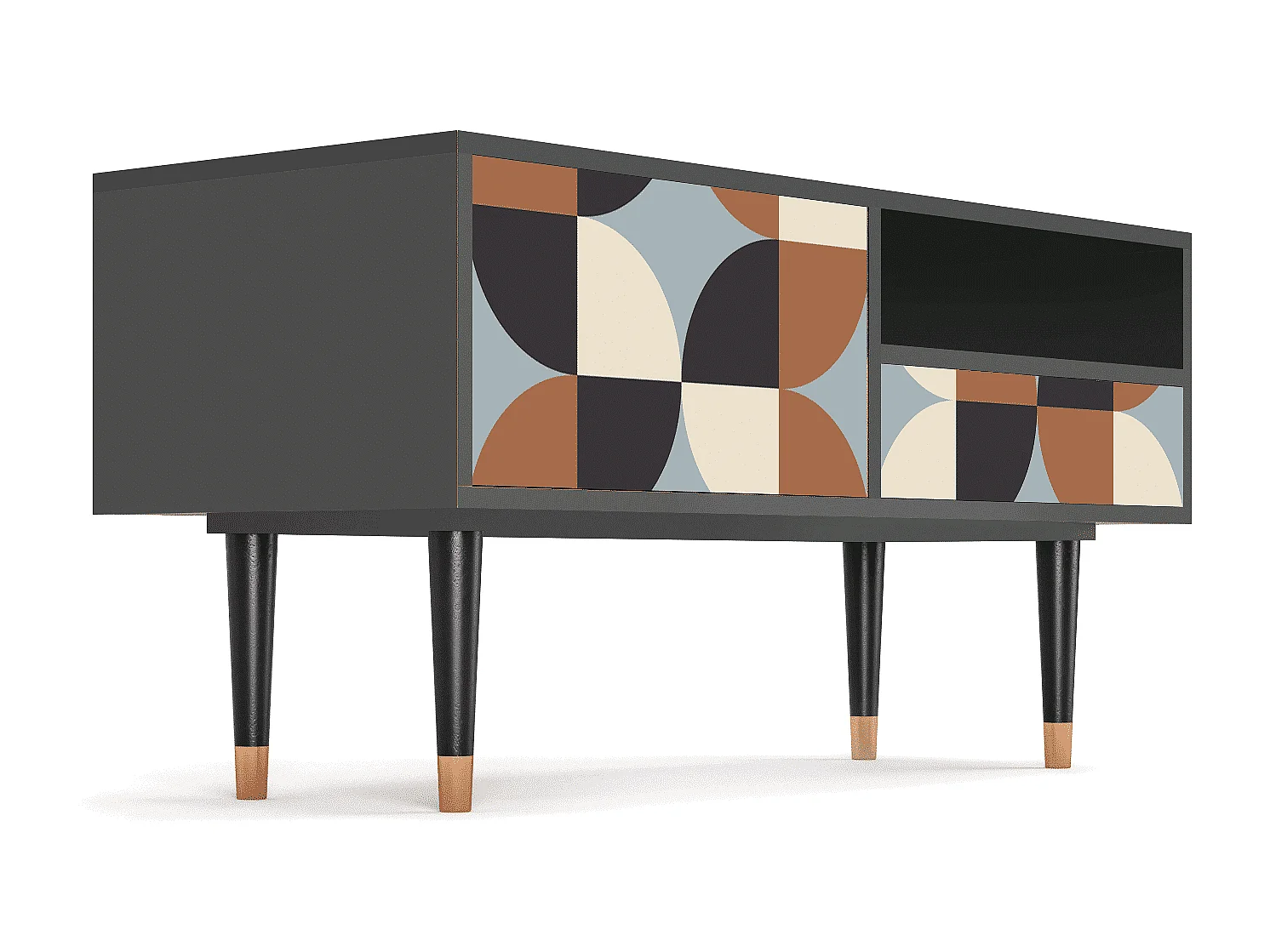 TV-Möbel - 115х59х48 cm - T3 - Brown Sensation, Anthrazit