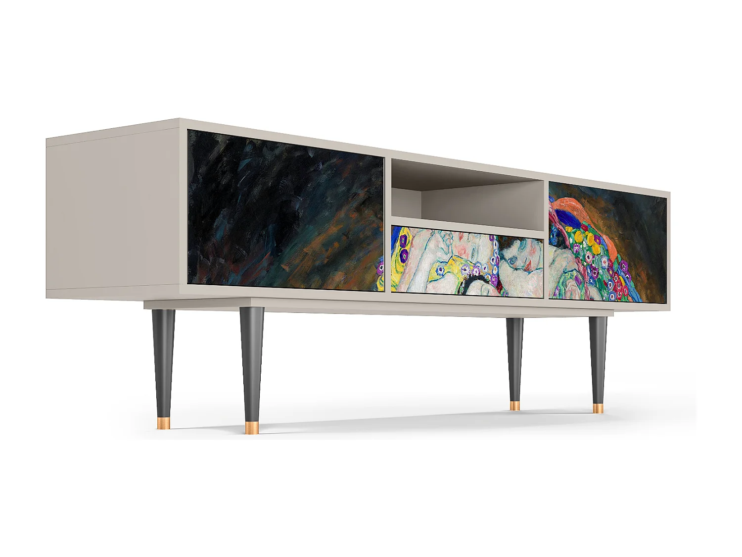 Meuble TV - 170х59х41 cm - T6 - The Maiden by Klimt, Sable