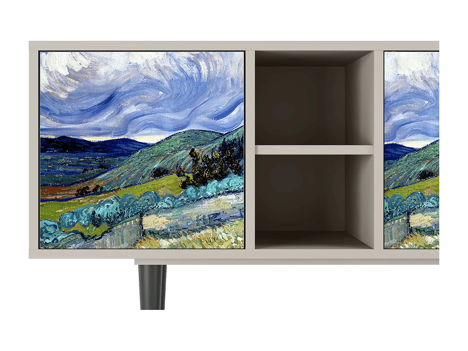 Mobile TV - 150х69х41 cm - T5 - Landscape, Sabbia
