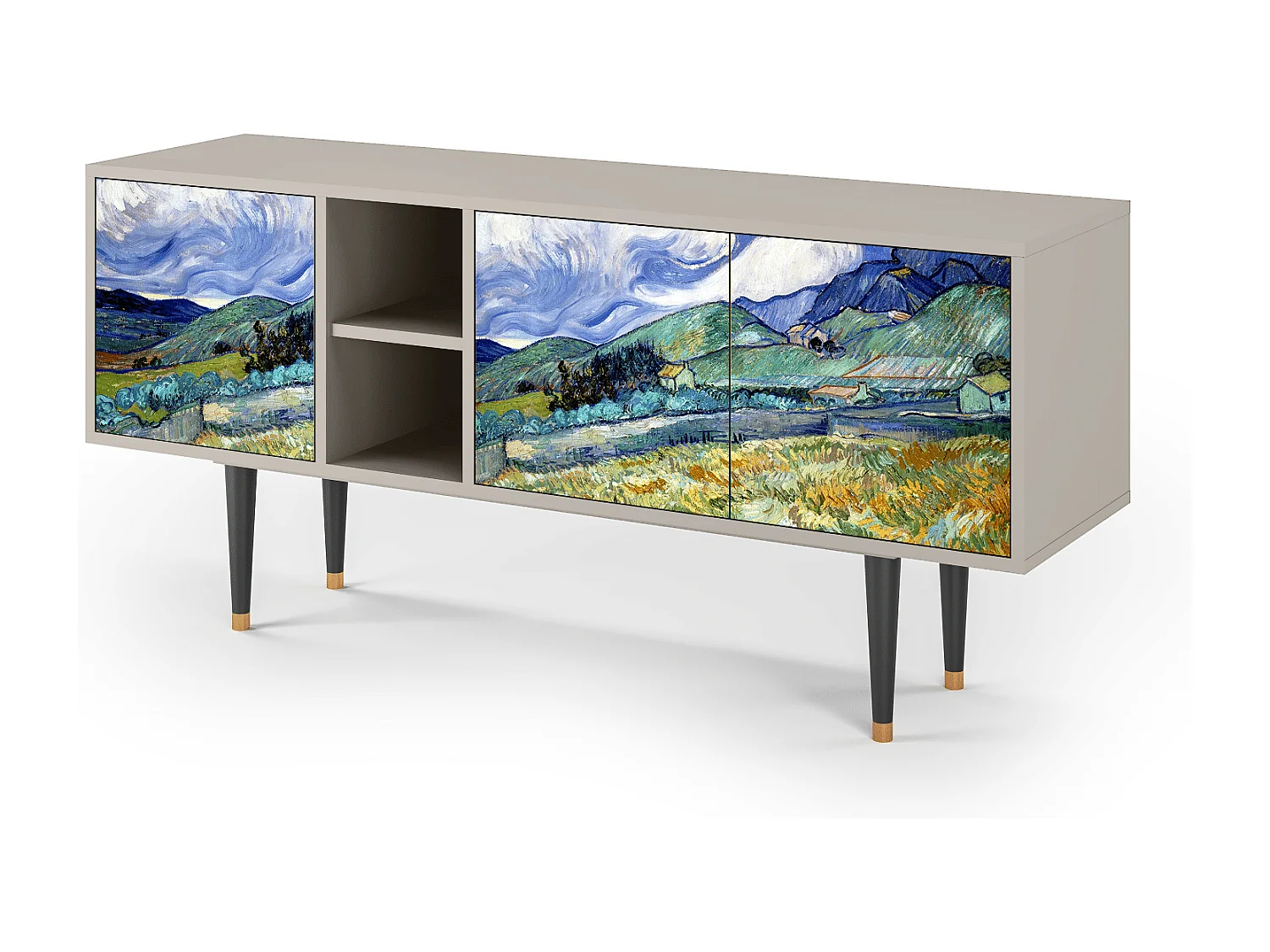 TV-meubel - 150х69х41 cm - T5 - Landscape, Zand