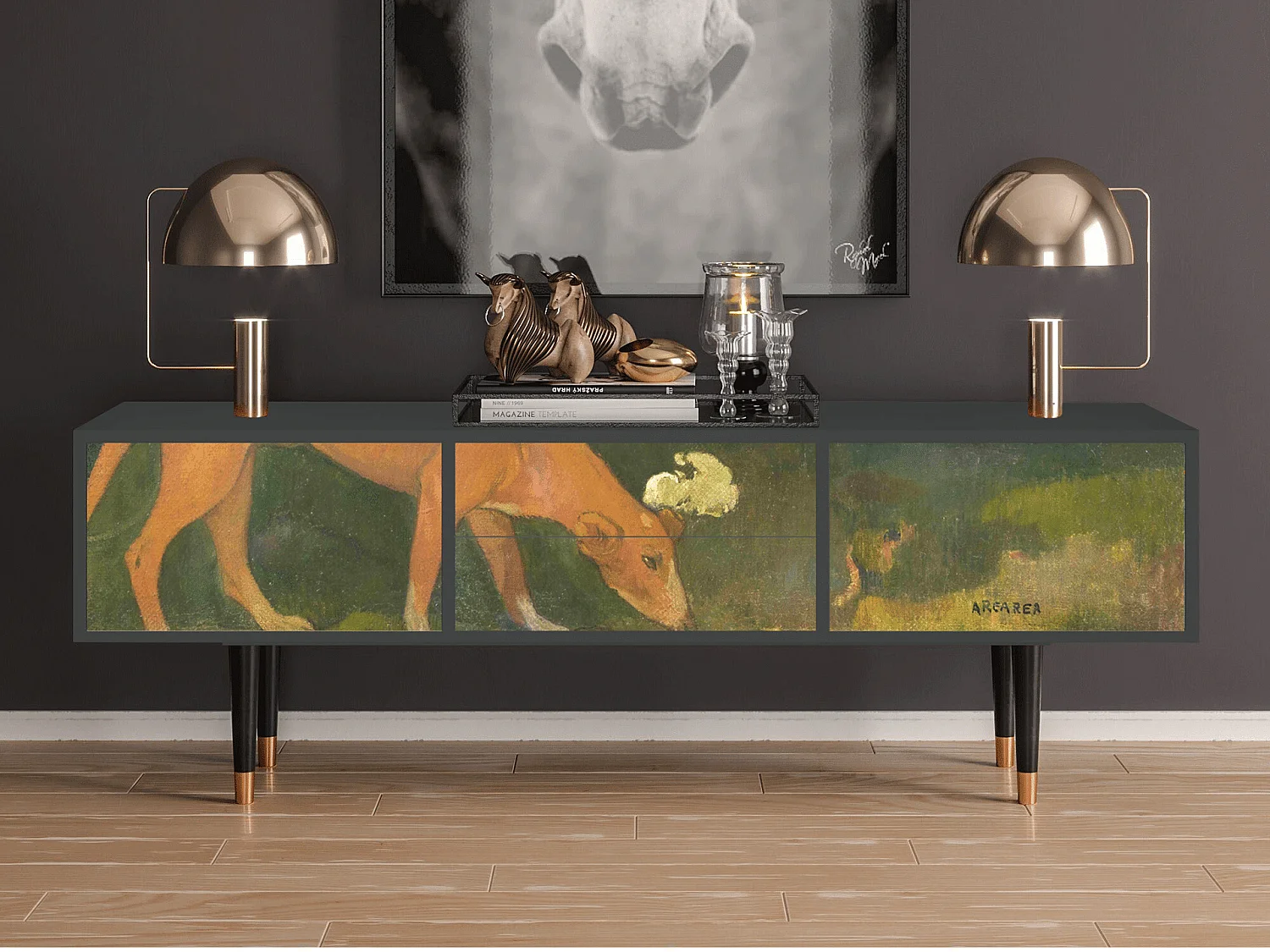 Mobile TV - 170х59х48 cm - T4 - Arearea , Antracite