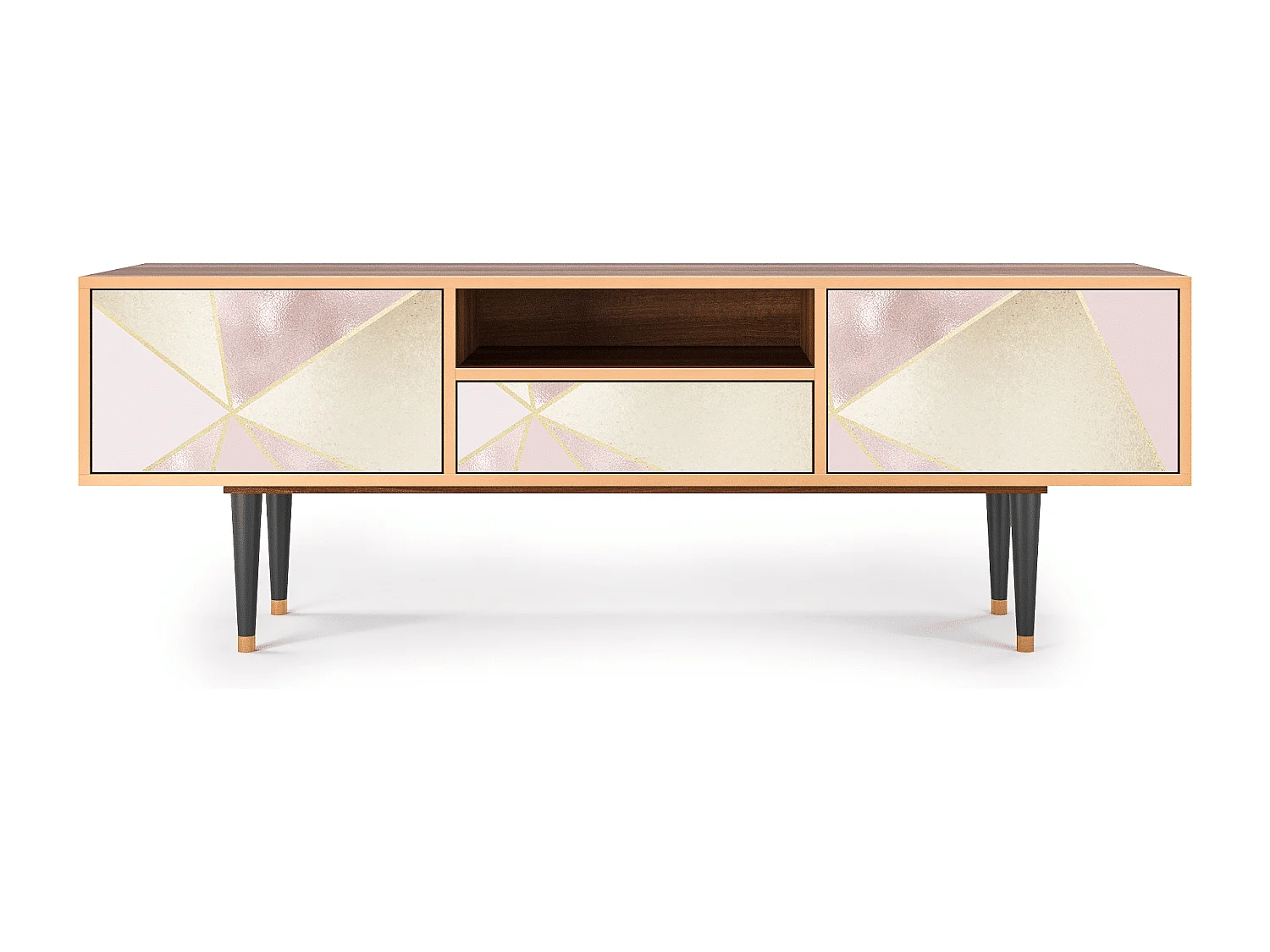 Meuble TV - 170х59х41 cm - T6 - Cosmopolitan Diva, Noyer