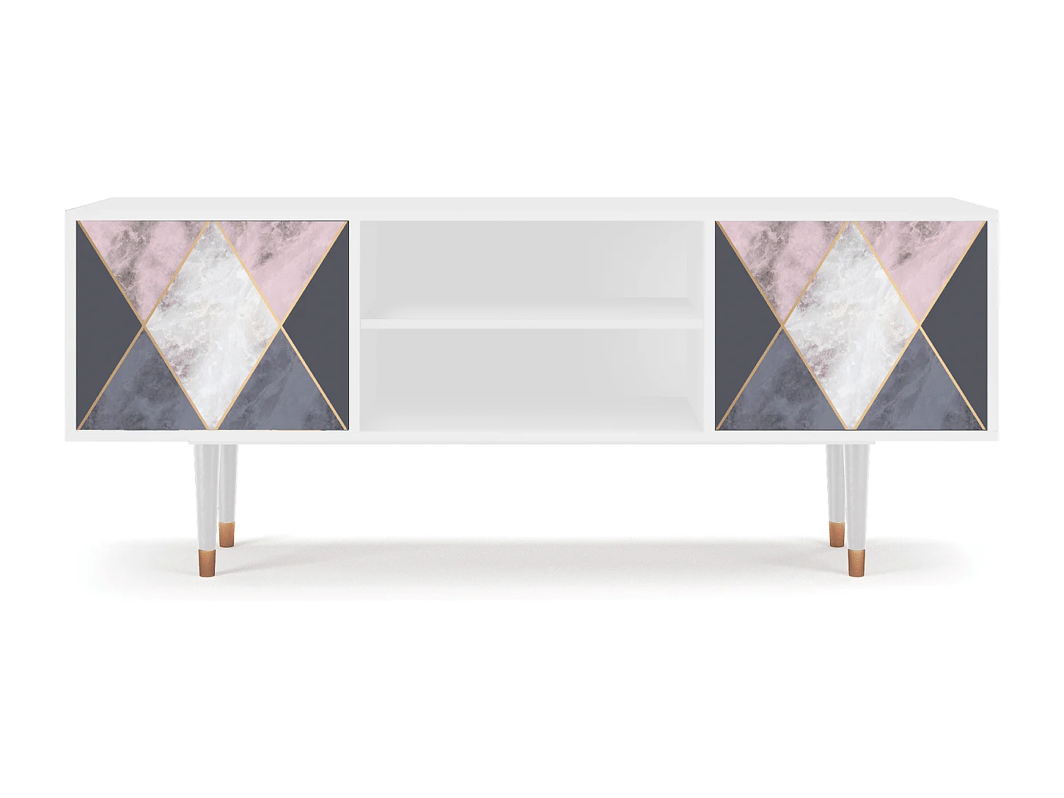 Meuble TV - 170х69х48 cm - T2 - Ideal Harmony, Blanc