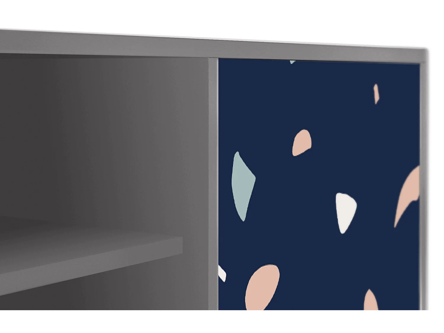 Meuble TV - 170х69х48 cm - T2 - Space Satellites, Gris