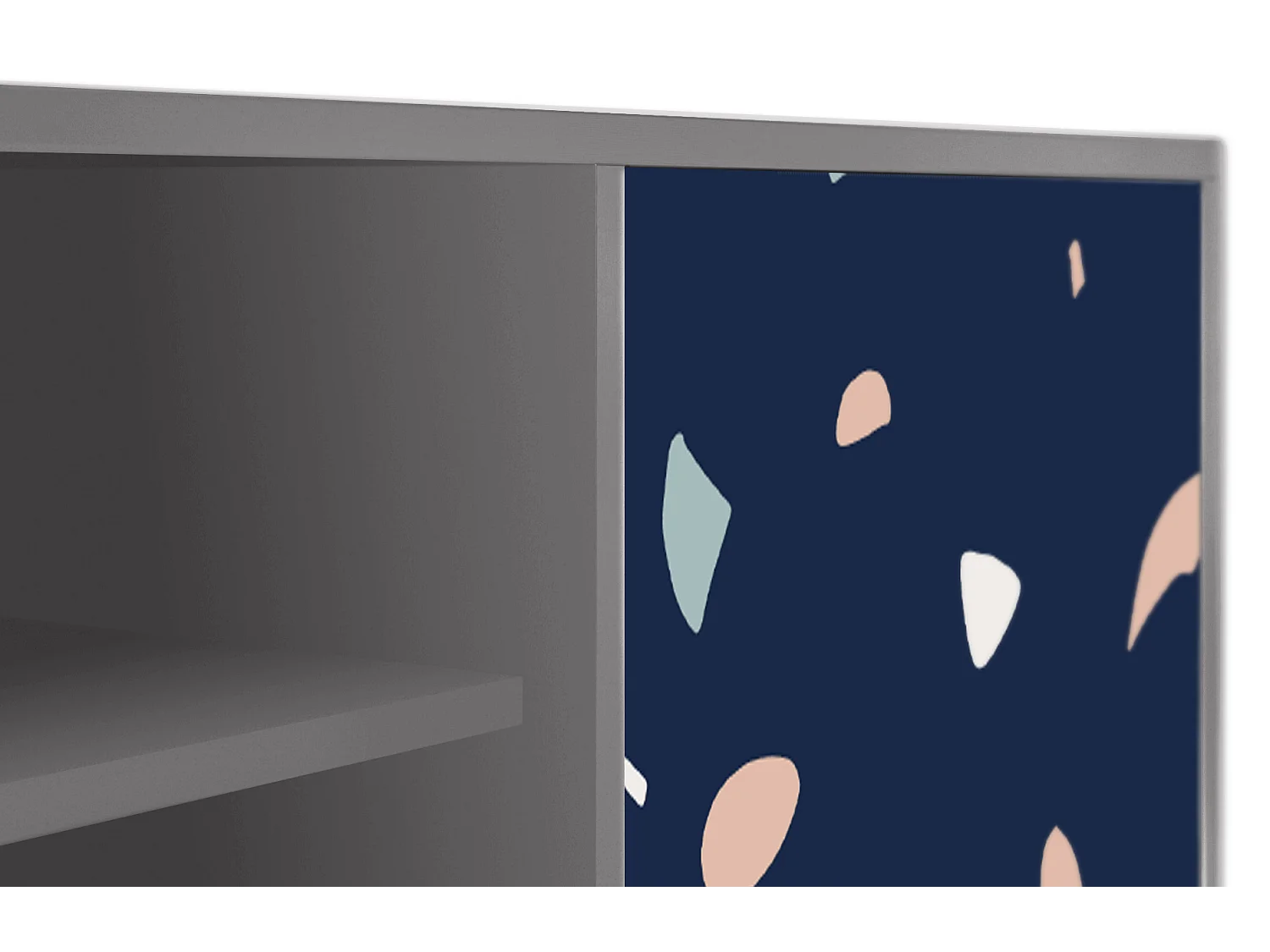 Meuble TV - 170х69х48 cm - T2 - Space Satellites, Gris