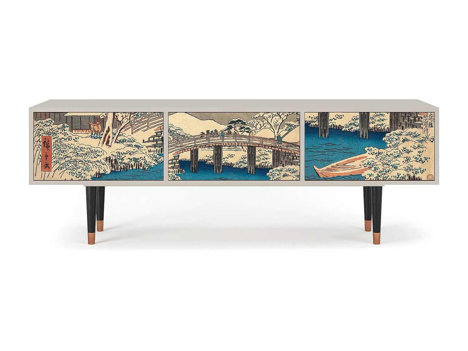 Meuble TV - 170х59х48 cm - T4 - Katabira River, Sable