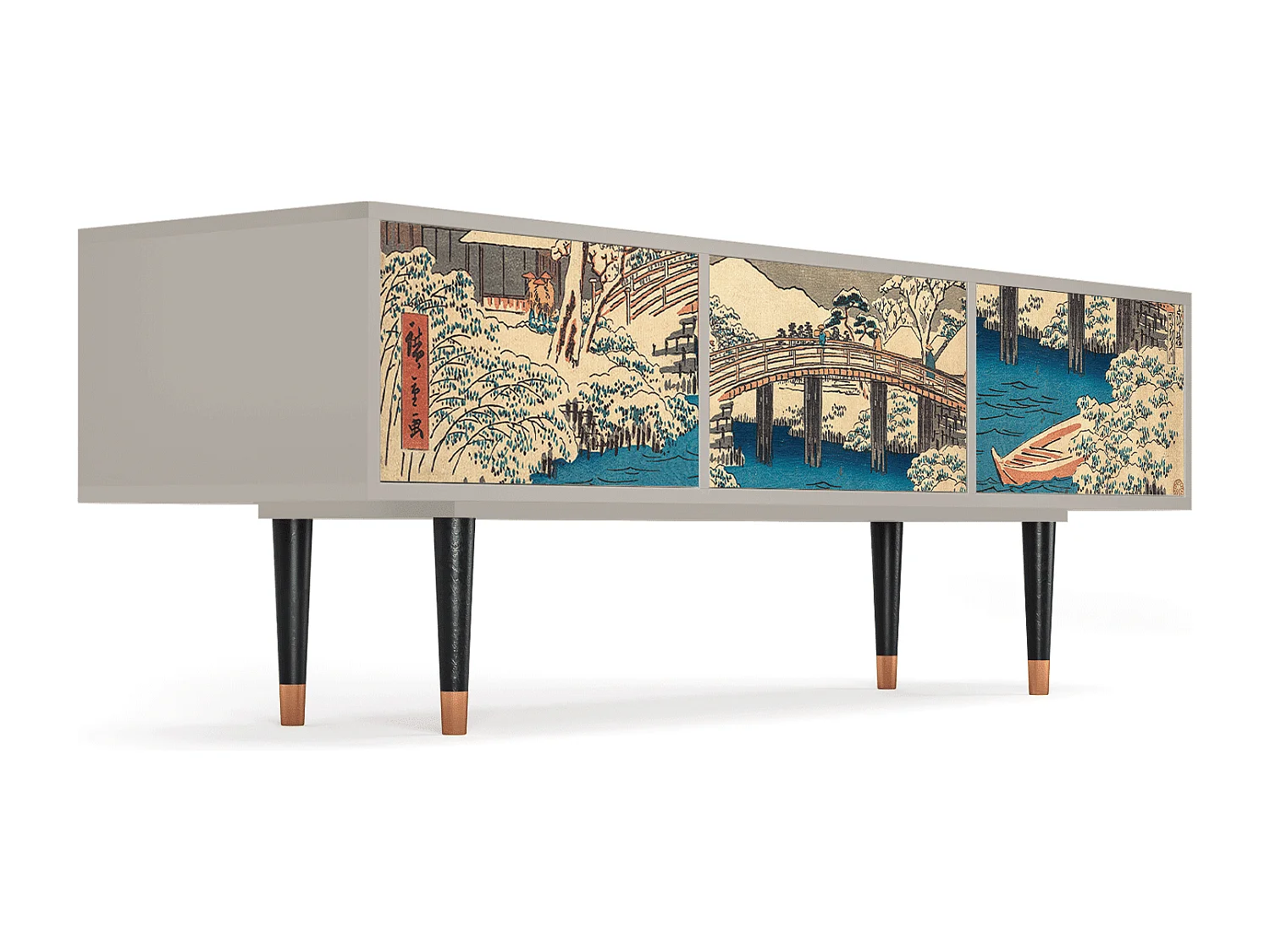 Meuble TV - 170х59х48 cm - T4 - Katabira River, Sable