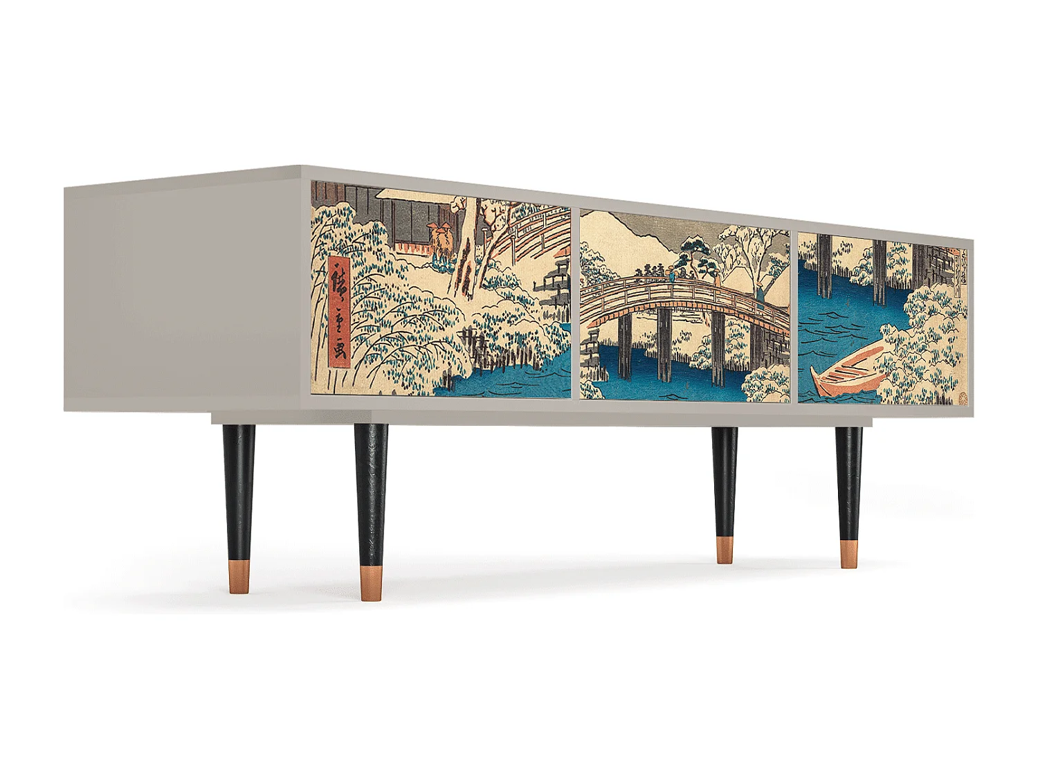 TV-meubel - 170х59х48 cm - T4 - Katabira River, Zand