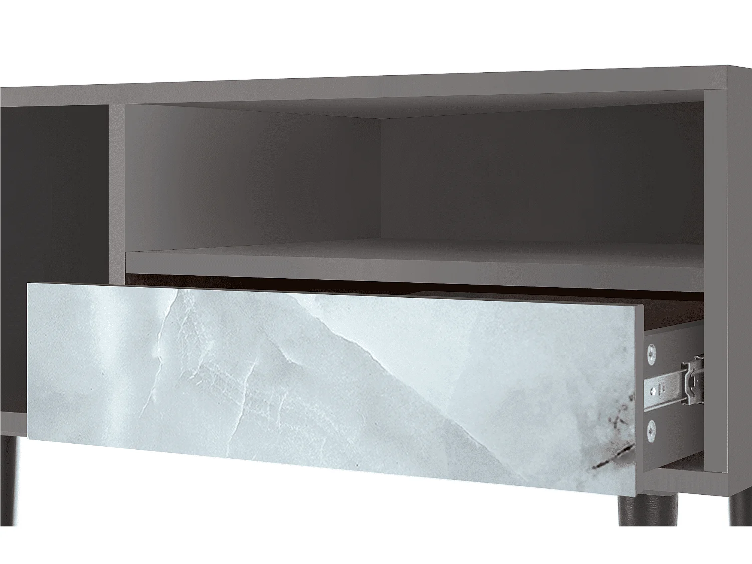 Mobile TV - 115х59х48 cm - T3 - The Onyx, Grigio