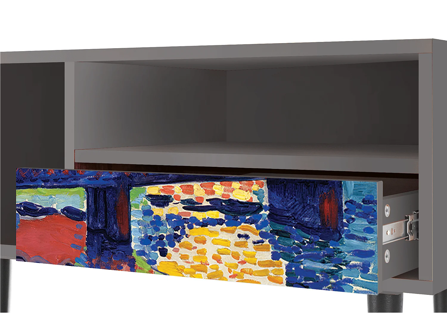 Mobile TV - 115х59х48 cm - T3 - Charing Cross Bridge, Grigio