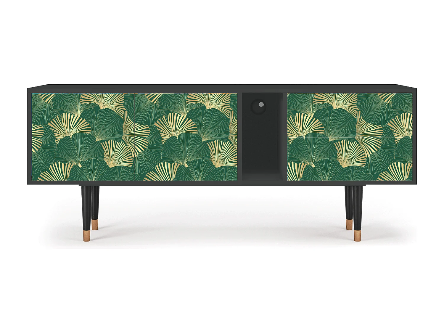 Meuble TV - 170х69х48 cm - T1 - Gold Ginkgo, Anthracite