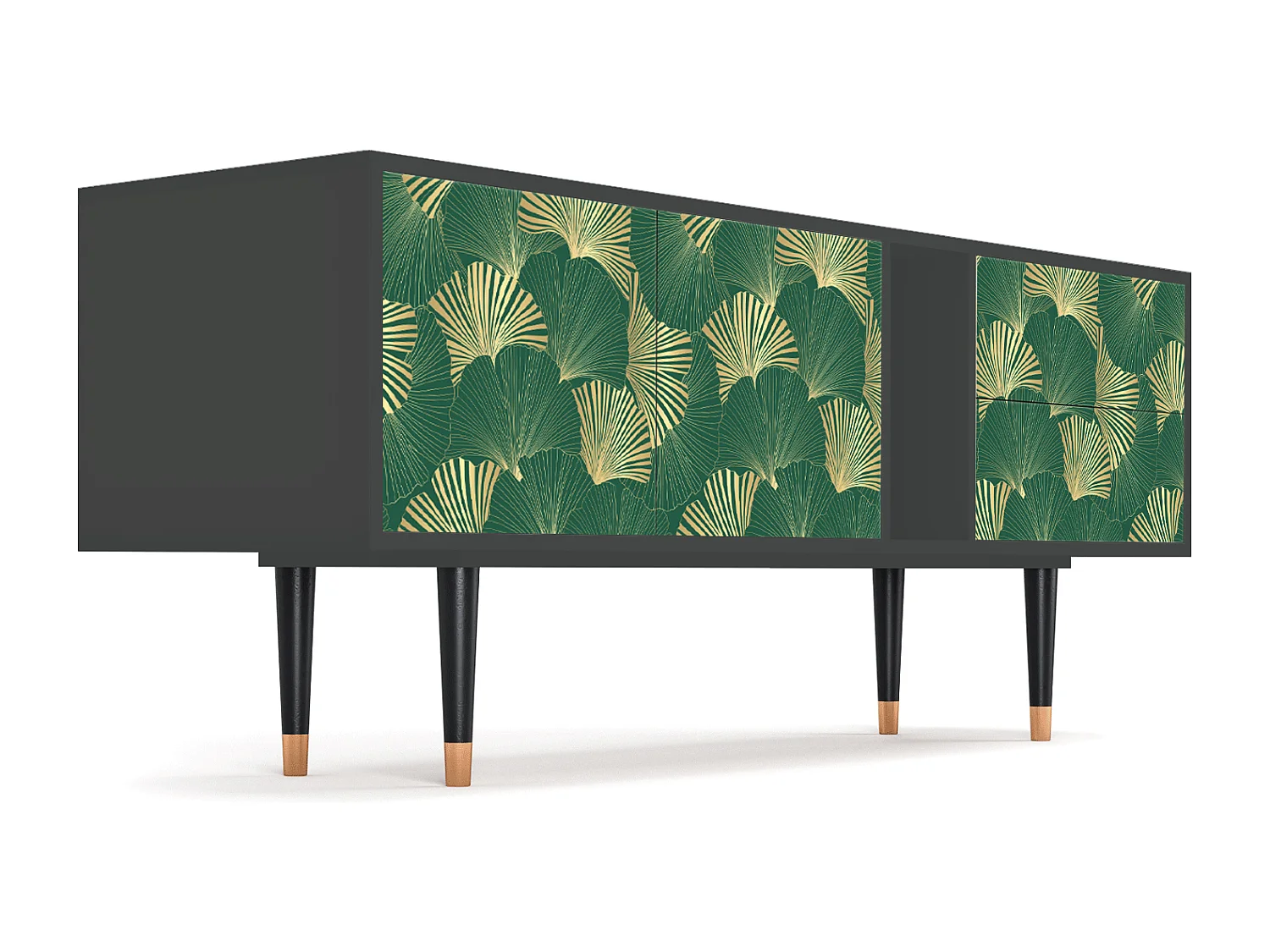 Meuble TV - 170х69х48 cm - T1 - Gold Ginkgo, Anthracite