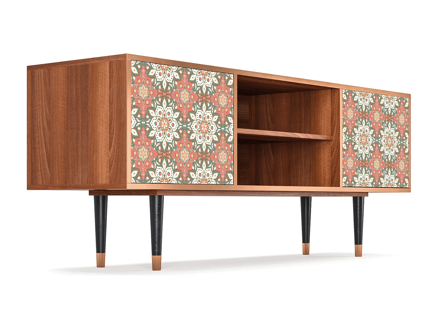 TV-Möbel - 170х69х48 cm - T2 - Peach Grove, Walnuss